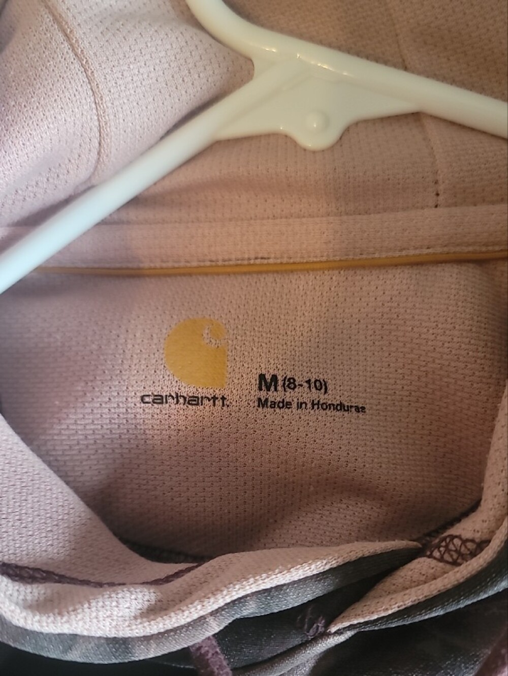 Carhartt Crewneck Sweatshirt - Brown with Pink Leaf Print - Picture 3 of 3